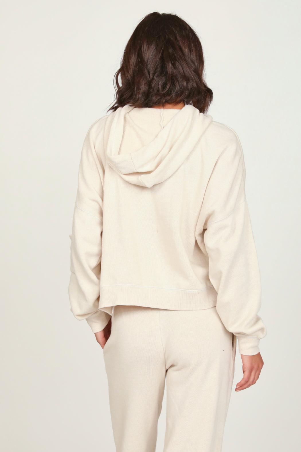 Burnout Side Slit Hoodie Product Image