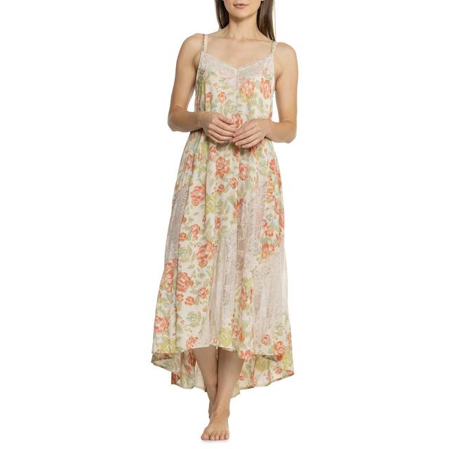 Free People First Date Printed Maxi Slip Lounge Dress - Sleeveless Product Image