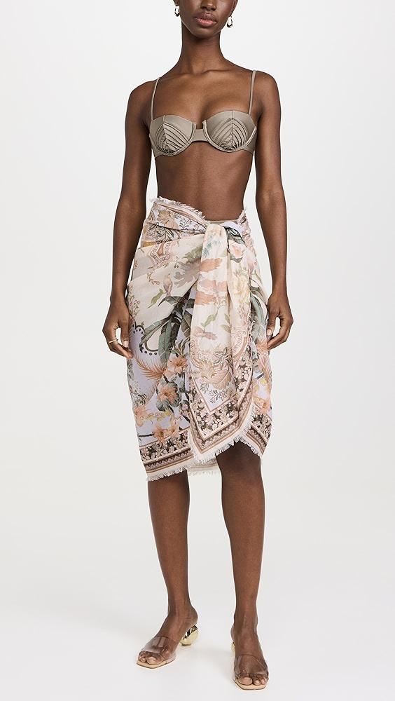 Zimmermann Printed Cotton Pareo | Shopbop Product Image