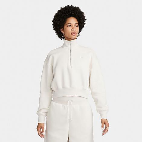 Women's Nike Sportswear Phoenix Fleece 1/2-Zip Cropped Sweatshirt Product Image