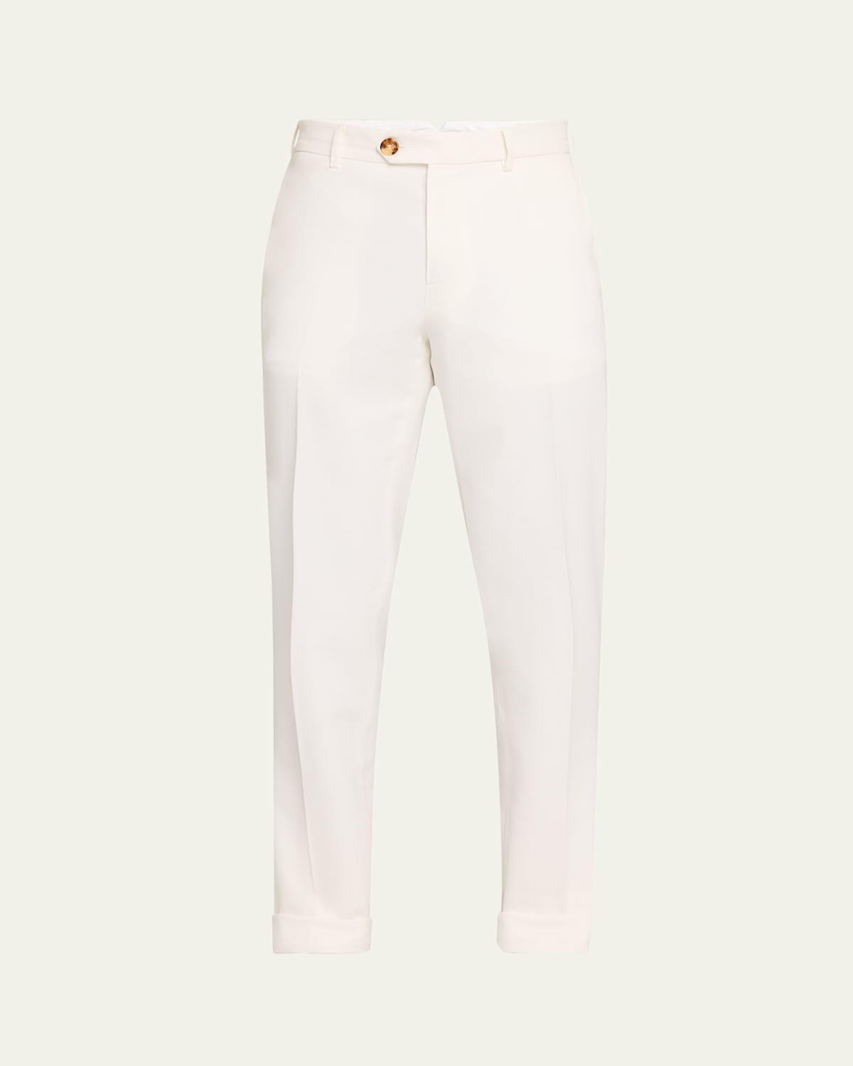 Mens Straight Leg Italian Fit Pants Product Image