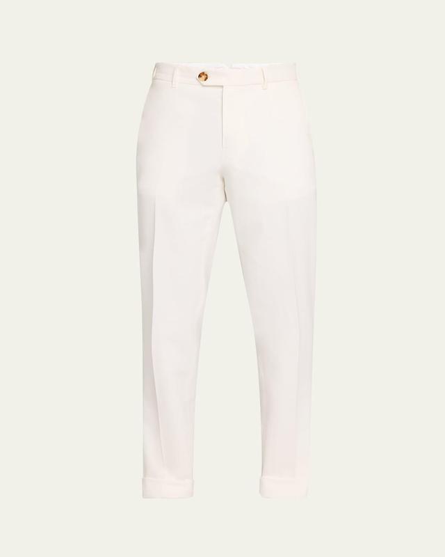 Mens Straight Leg Italian Fit Pants Product Image