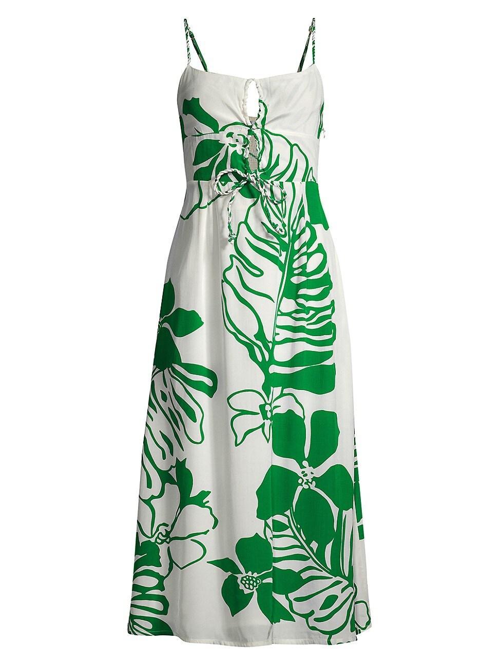 Womens LOasis Bea Floral Midi-Dress Product Image