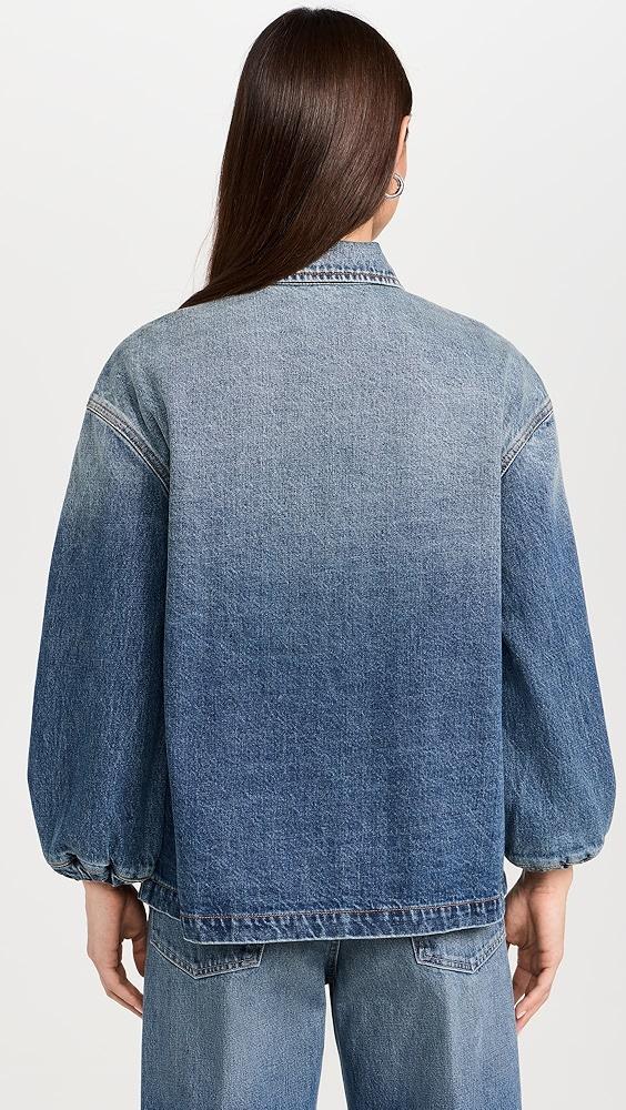 THE GREAT. The Blouson Sleeve Chore Jacket | Shopbop Product Image