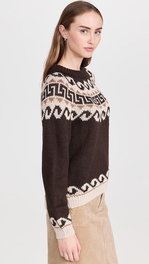 THE GREAT. The Greek Key Pullover | Shopbop Product Image