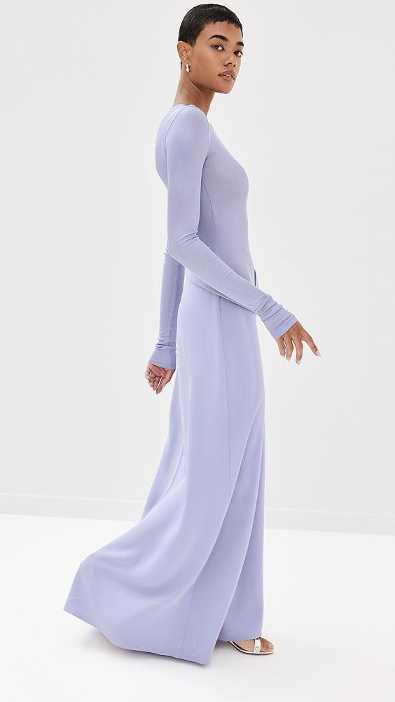 Christopher Esber Ribbed Cowl Hip Dress | Shopbop Product Image