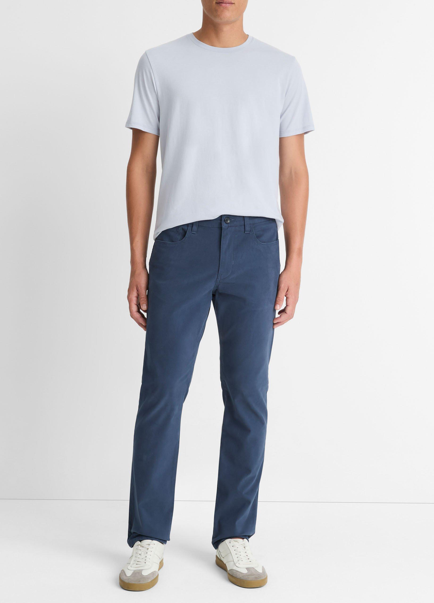 Dylan Slim 5-Pocket Peached Stretch-Cotton Pant Product Image