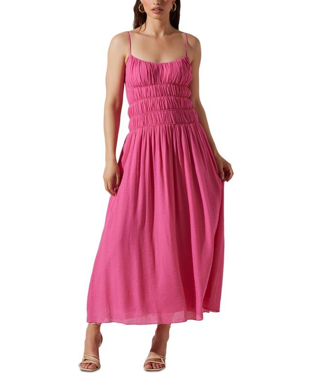 Women's Andrina Smocked Sleeveless Midi Dress Product Image