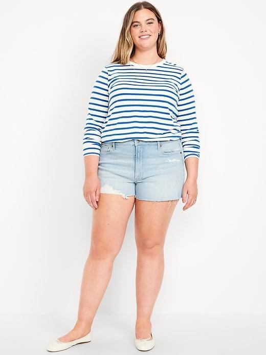 High-Waisted OG Jean Cut-Off Shorts Product Image