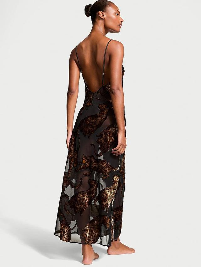 Leopard Burnout Long Slip Product Image