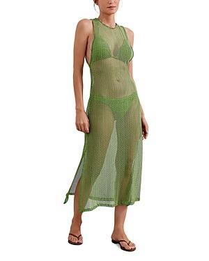 ViX Side Slit Mesh Dress Swim Cover-Up Product Image