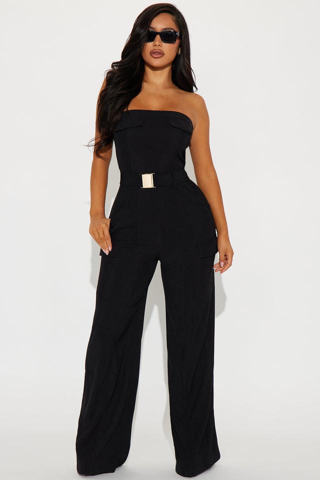 Just Your Style Jumpsuit  - Black Product Image