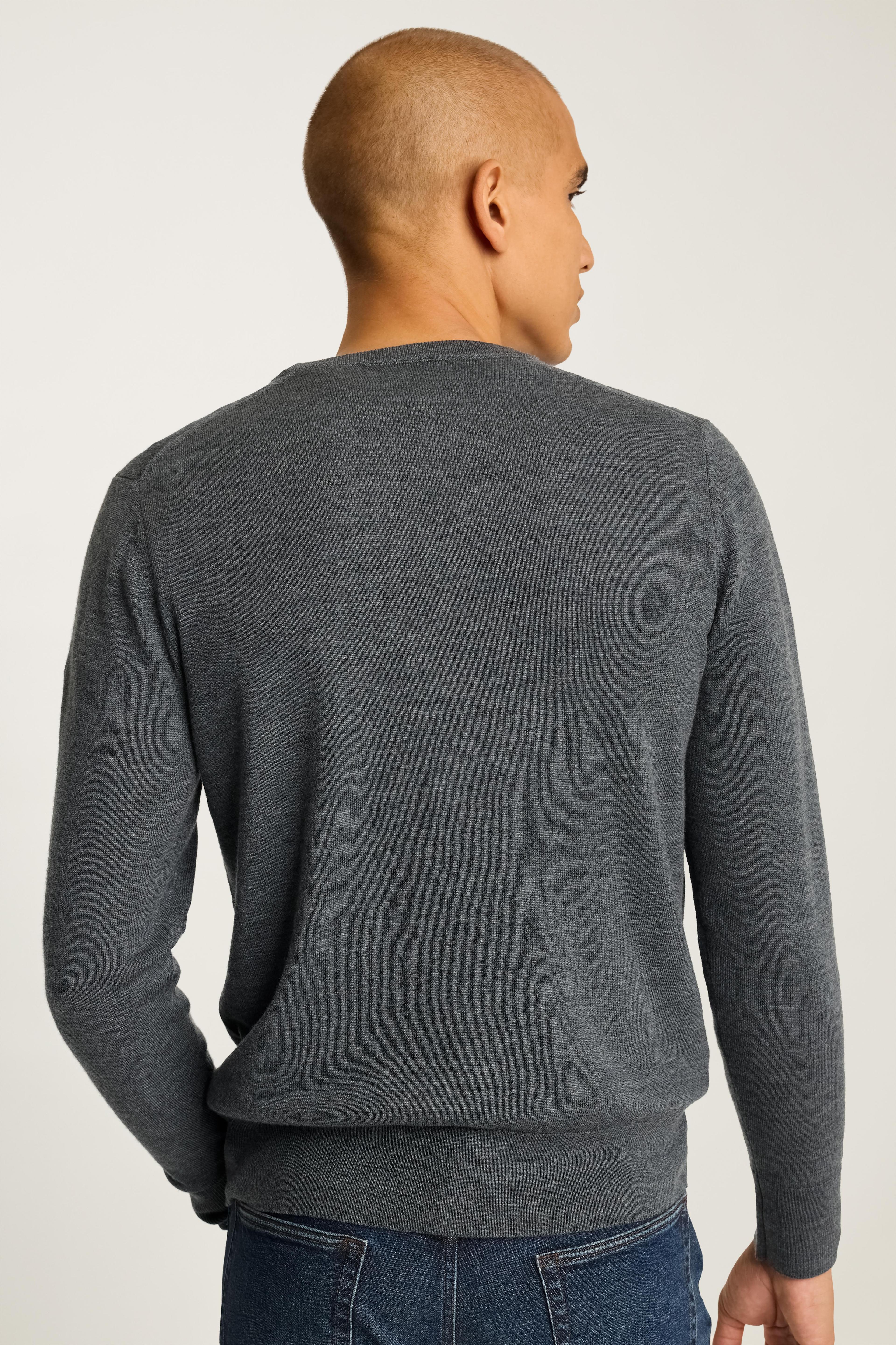 Washable Merino Crew Neck Sweater Product Image