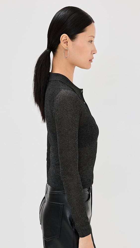 Rolla's Caroline Metallic Knit Cardi | Shopbop Product Image