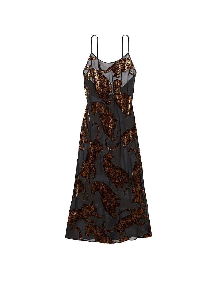 Leopard Burnout Long Slip Product Image