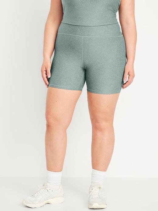 Extra High-Waisted CloudComfy Biker Shorts -- 6-inch inseam Product Image