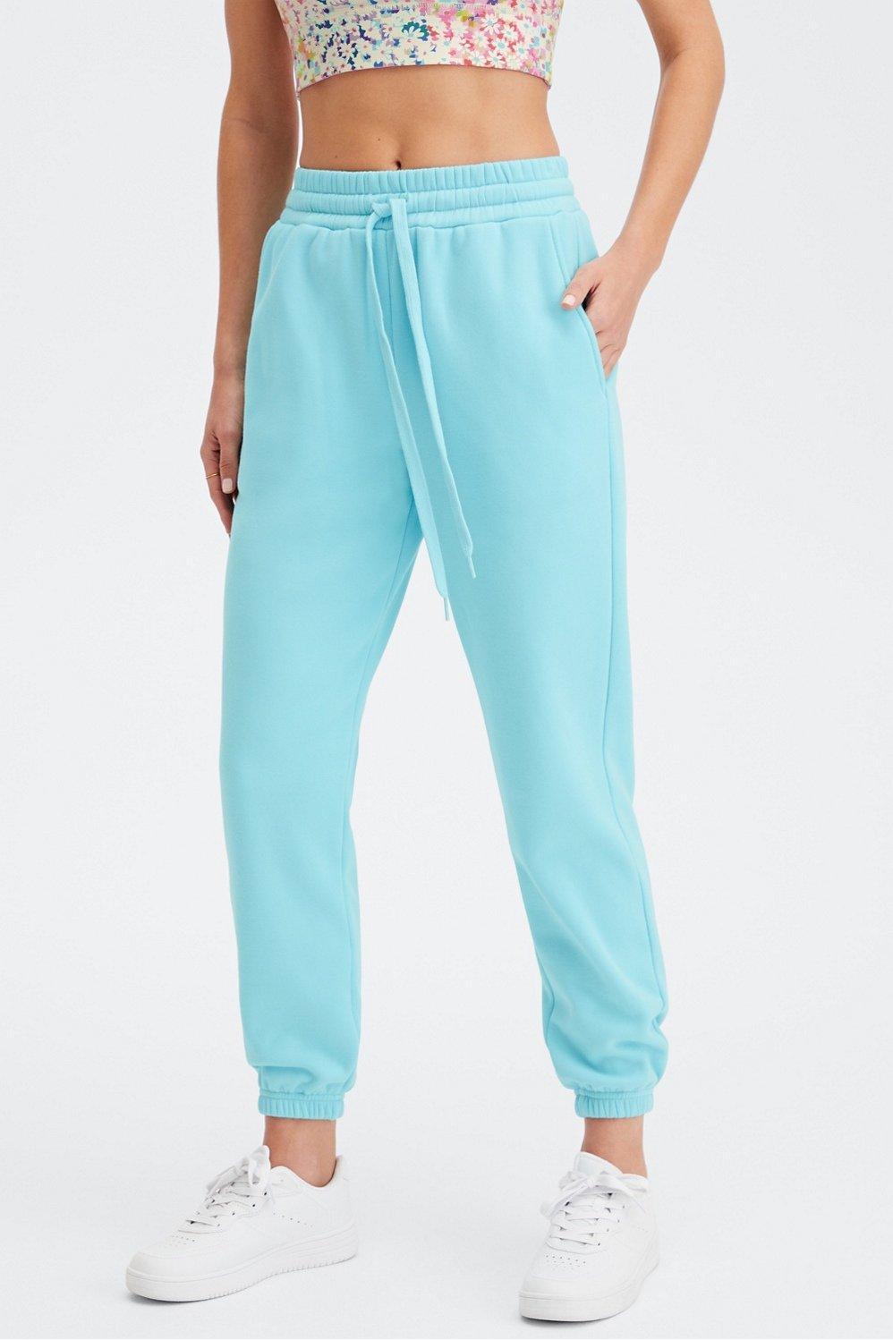 Fabletics Eco Go-To Sweatpant Womens blue Size XL Product Image