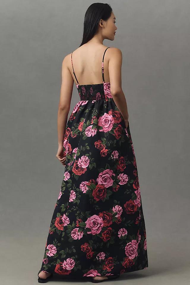 Sachin & Babi Sloane Sleeveless Double-Bow Taffeta Maxi Dress Product Image