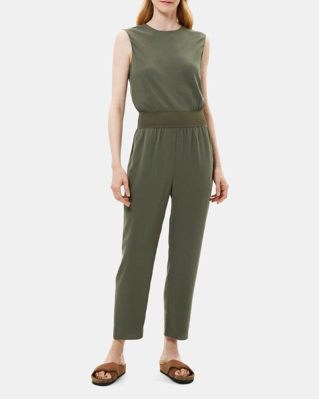 Tank Strap Jumpsuit in Compact Stretch Knit Product Image