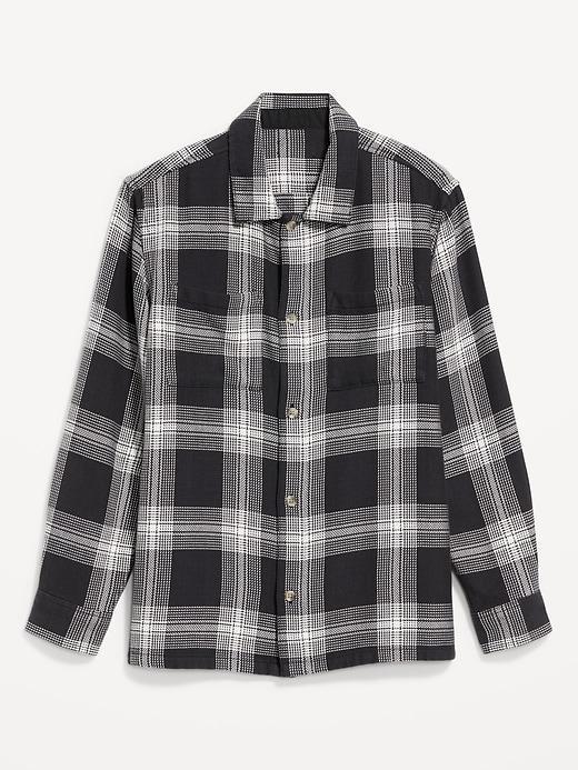 Heavyweight Plaid Flannel Shirt Product Image