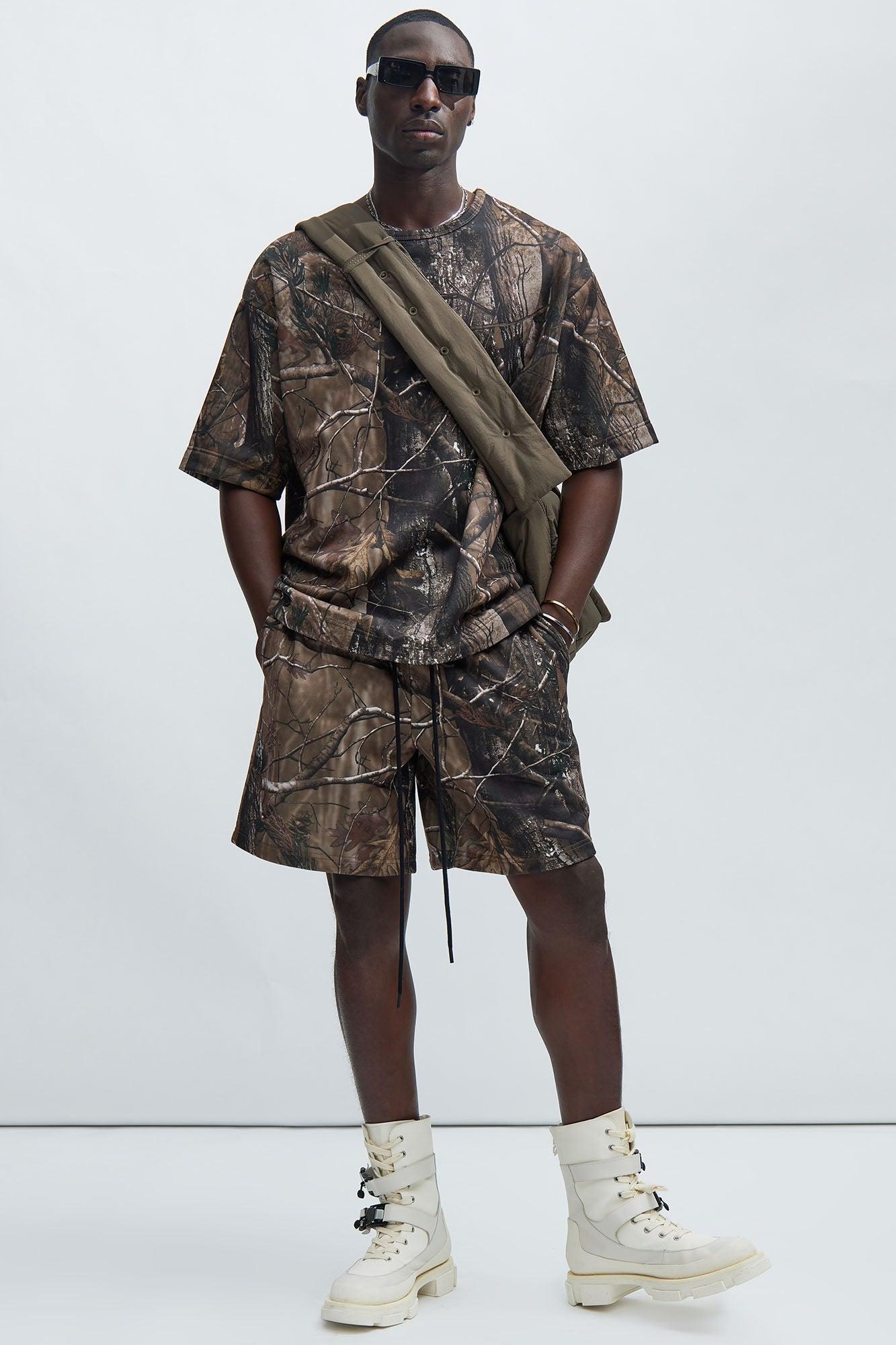 Kyal Relaxed Shorts - Camouflage Product Image