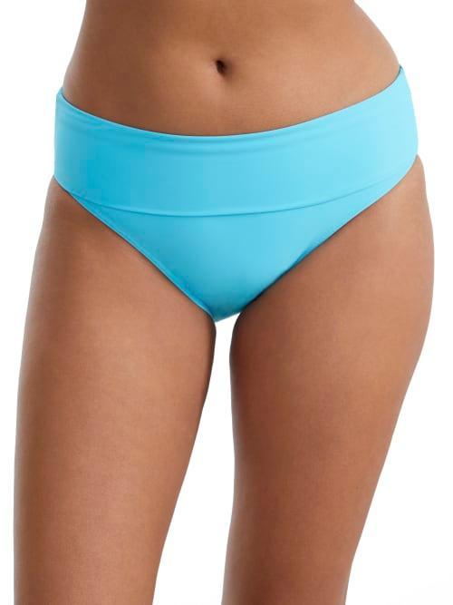 Fold-Over High-Waist Bikini Bottom Product Image