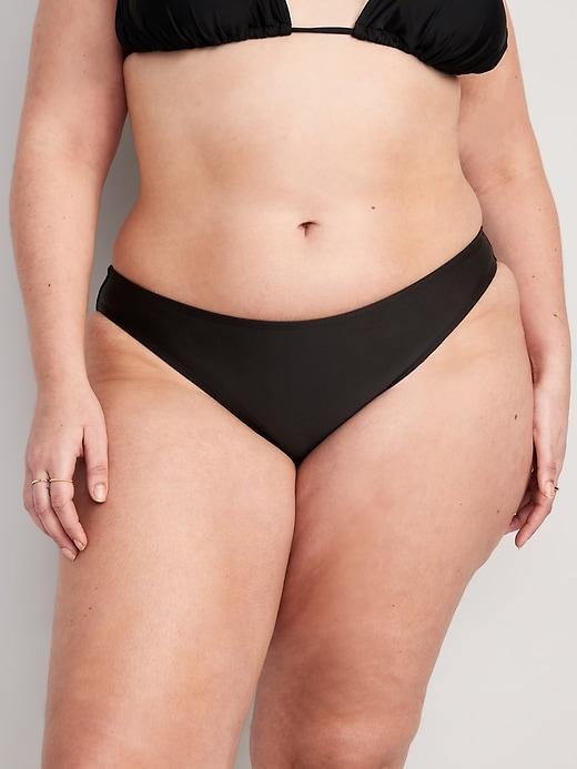 High-Waisted Classic Bikini Swim Bottoms Product Image