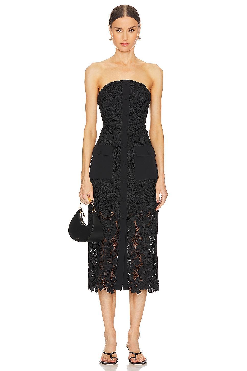 Adrienne Roja Midi Dress MILLY Product Image