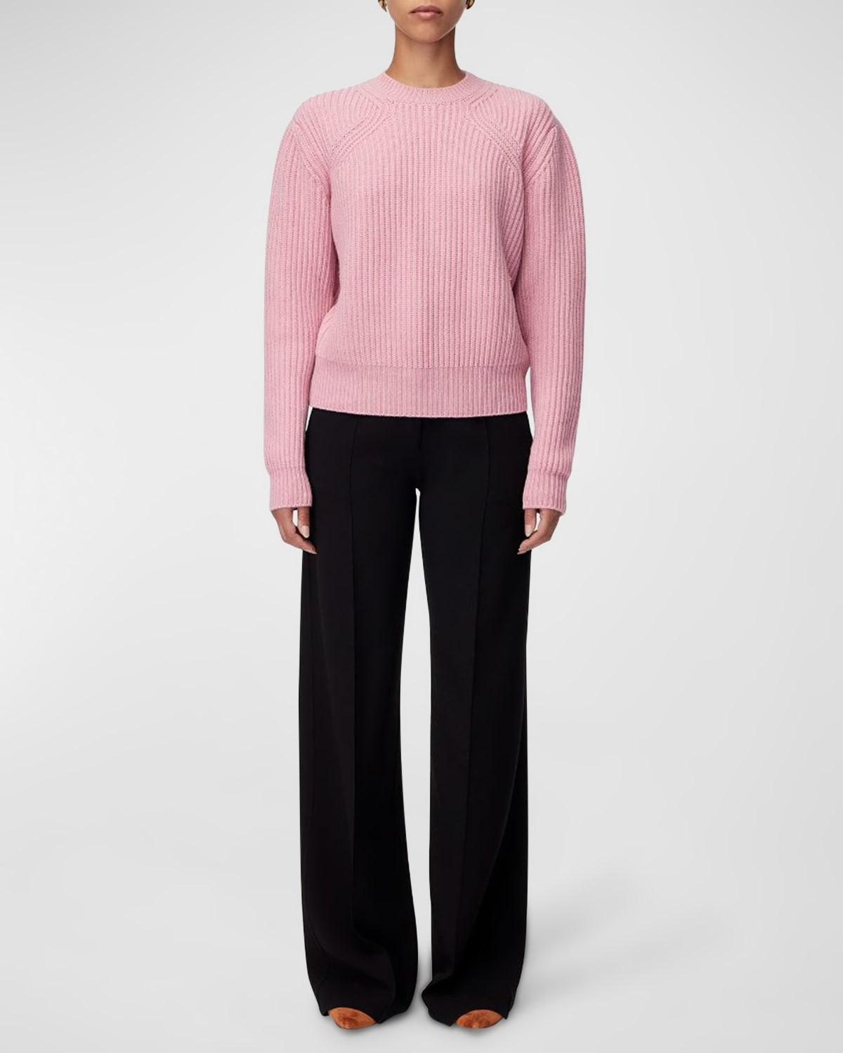 Recycled Cashmere Rib Sweater Product Image