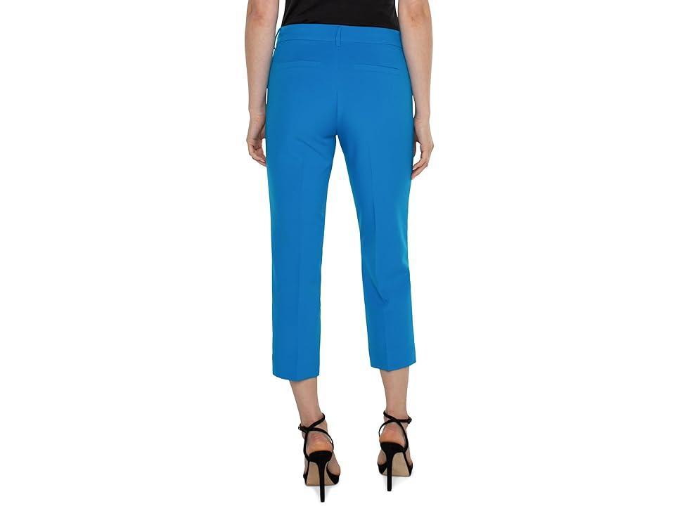 Liverpool Los Angeles Kelsey Luxe Stretch Mid Rise Crop Trouser with Slit (Diva ) Women's Casual Pants Product Image