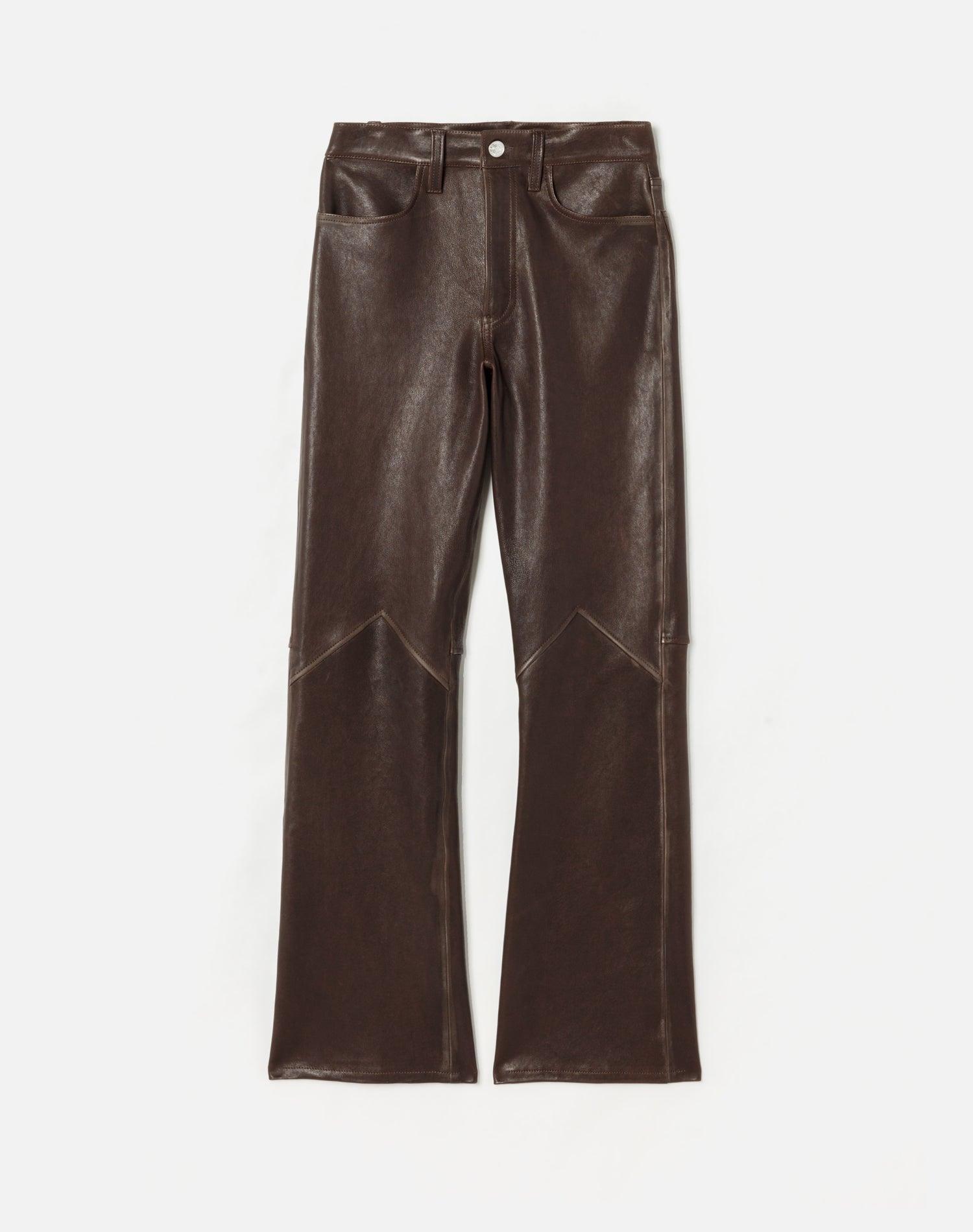 70s Stretch Bootcut - Brown Leather Female Product Image