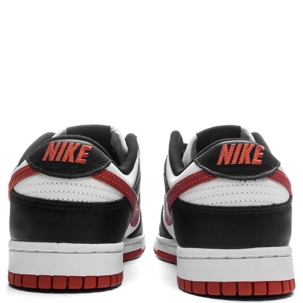 Dunk Low Retro - White/Dragon Red/Black Male Product Image