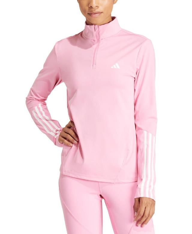 adidas Womens Hyperglam Aeroready Training Quarter-Zip Track Top Product Image