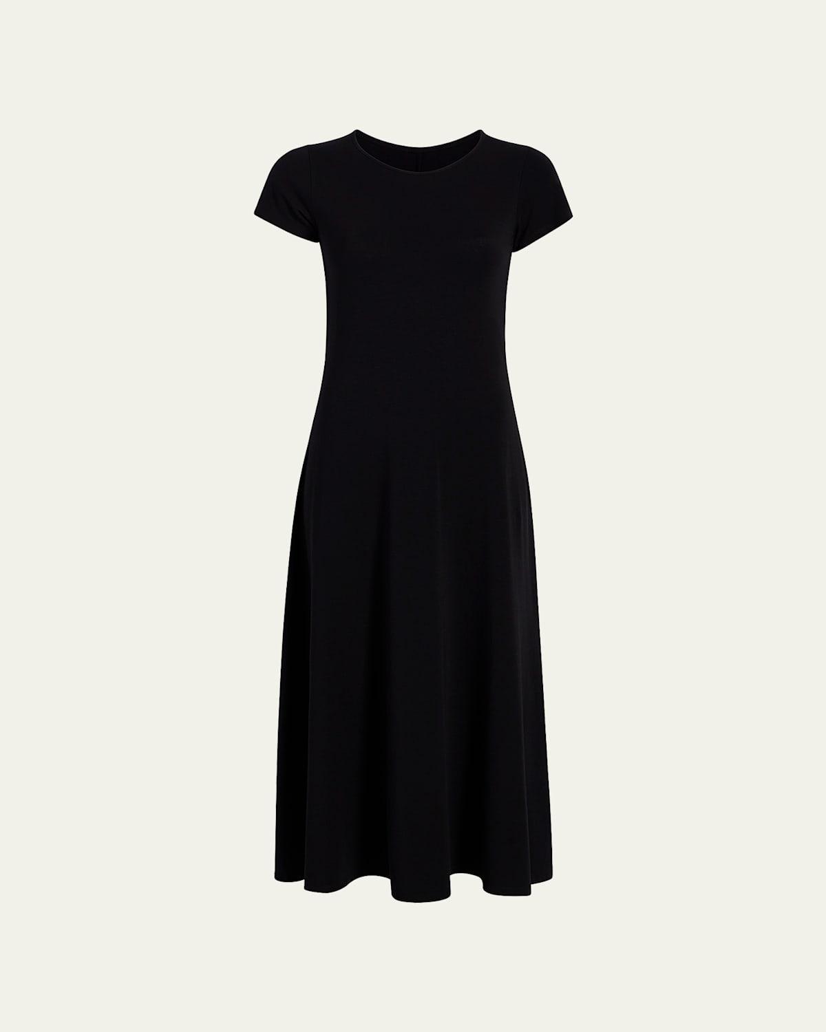 Womens Short-Sleeve Jersey Midi-Dress Product Image