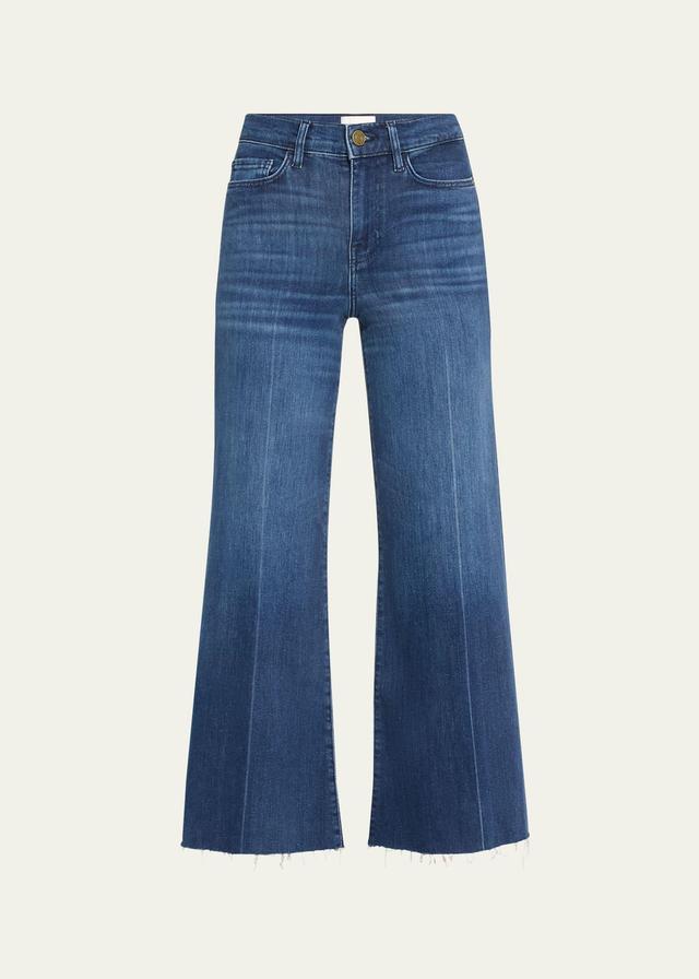 FRAME Le Palazzo High Waist Crop Wide Leg Jeans Product Image