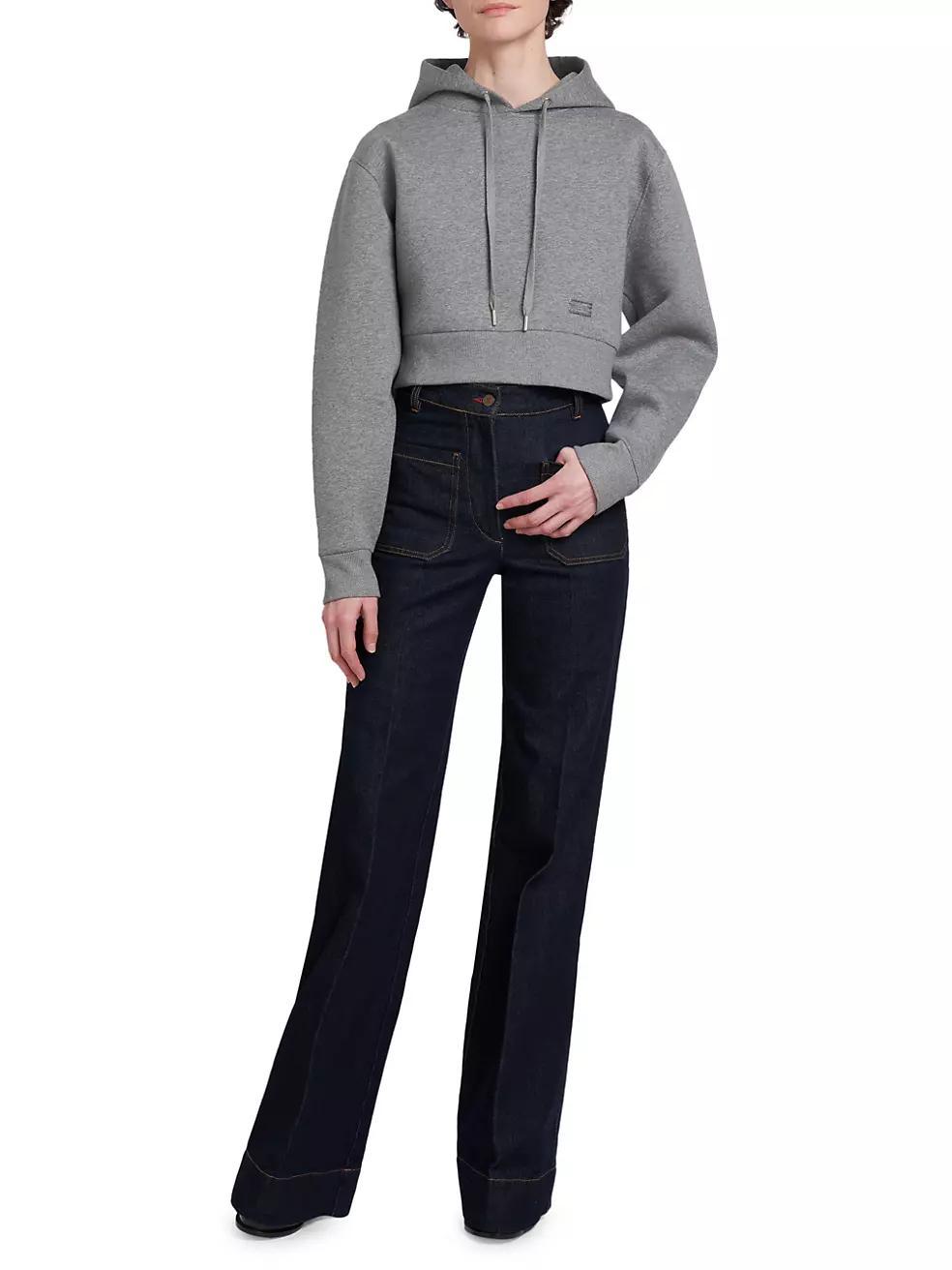 Alina High-Rise Stretch Flare Jeans Product Image