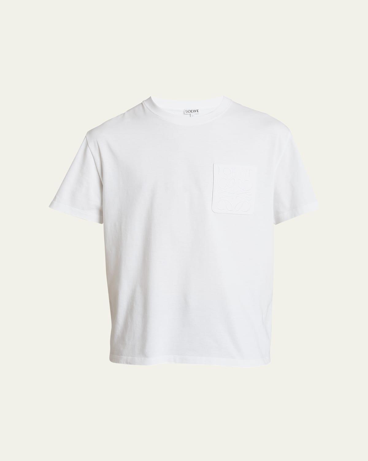 Mens Embroidered Anagram Pocket T-Shirt Product Image