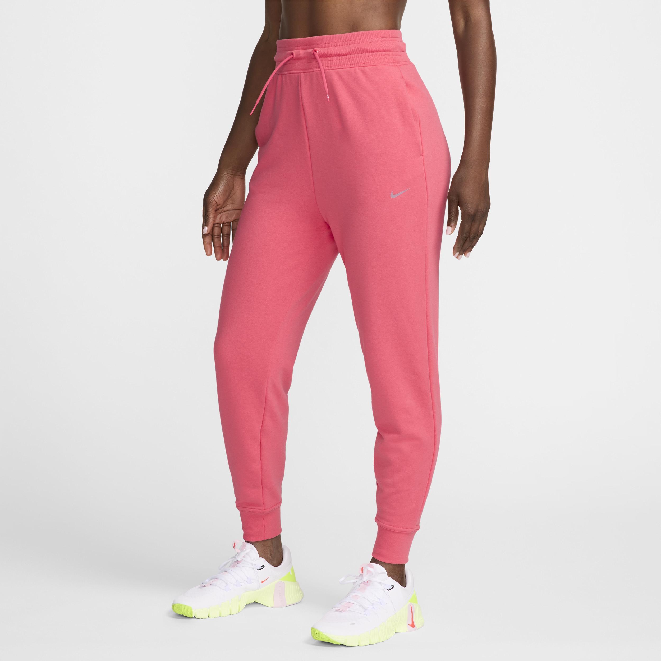 Nike Womens Dri-fit One French Terry High-Waisted 7/8 Joggers Product Image