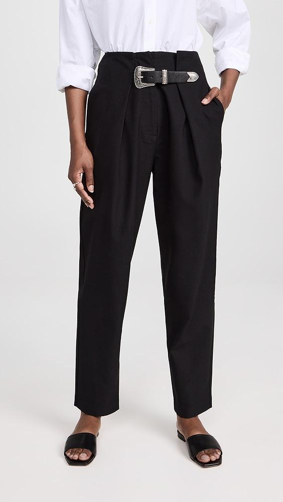 Pixie Market Luke Western Belted Pants | Shopbop Product Image