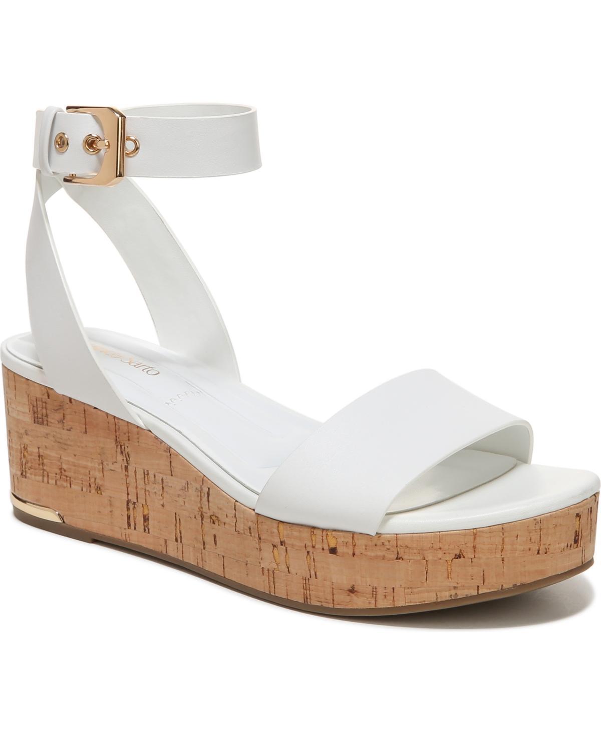 Franco Sarto Presley Platform Wedge Sandals Leather) Women's Sandals Product Image