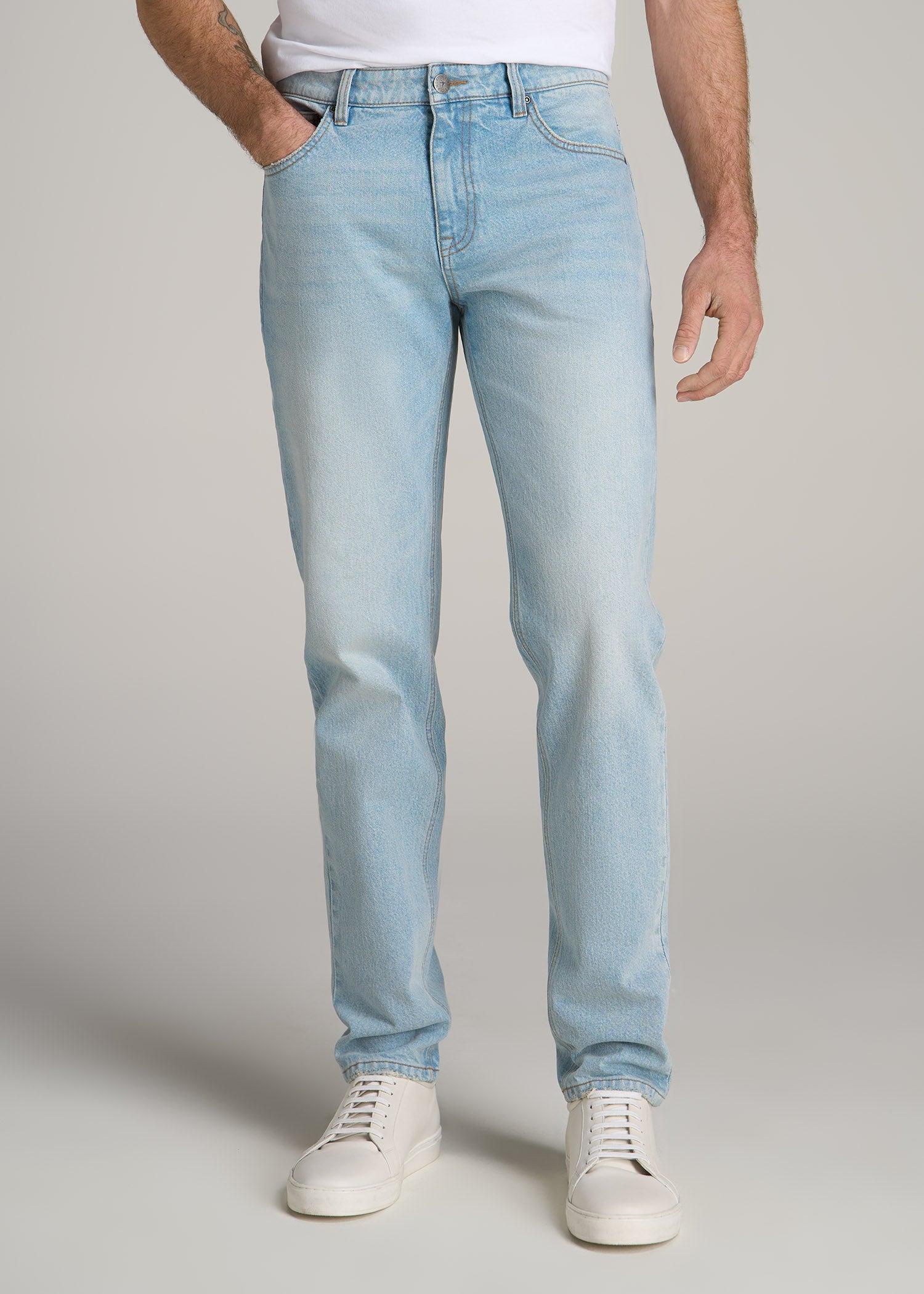 Milo RELAXED TAPERED FIT Jeans for Tall Men in Salt Lake Wash Male Product Image