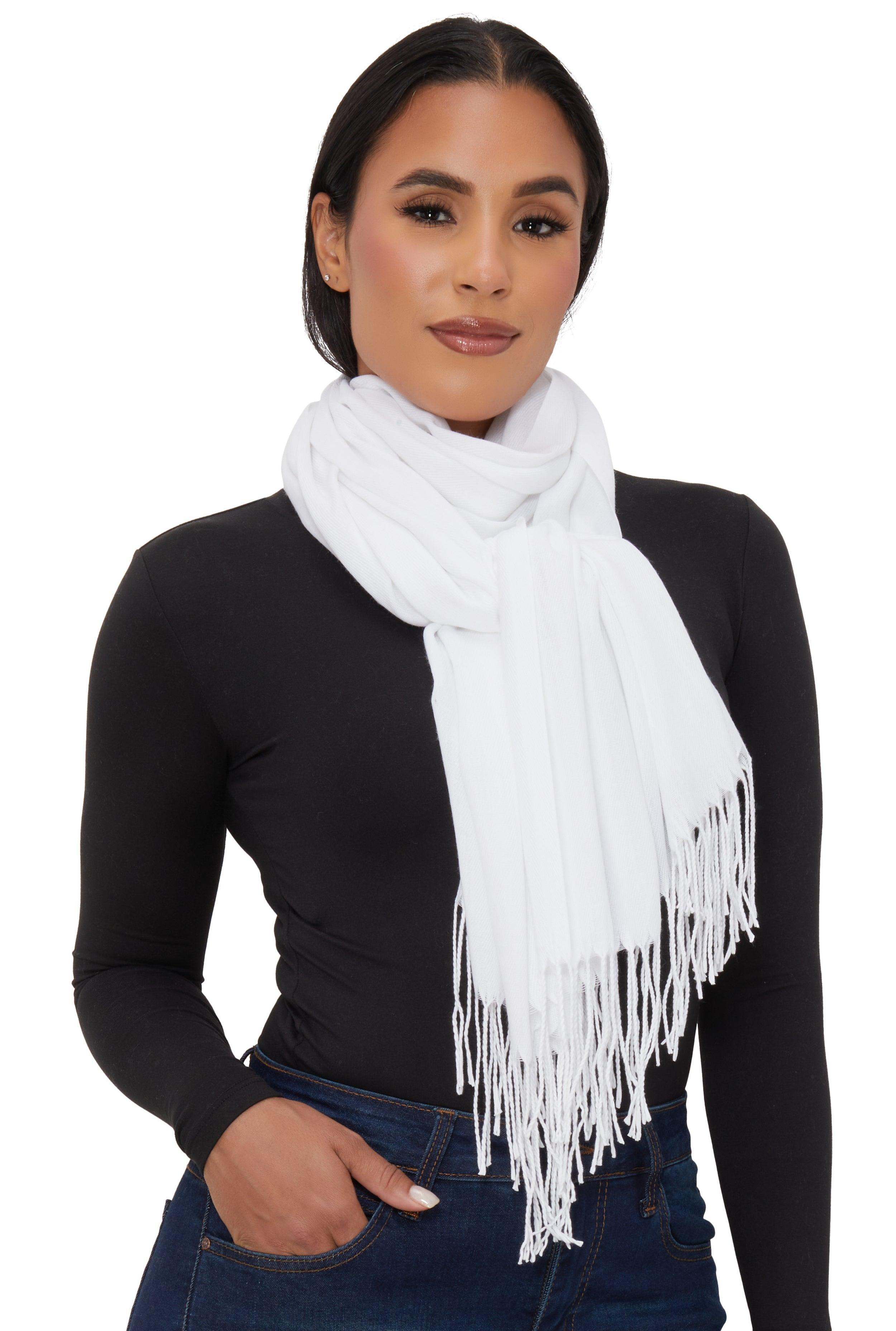 Solid Pashmina Scarf Female Product Image