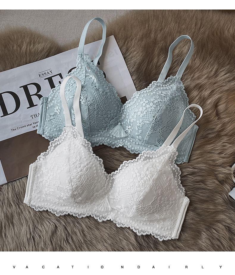 Lace Bra Top / Panties / Set Product Image