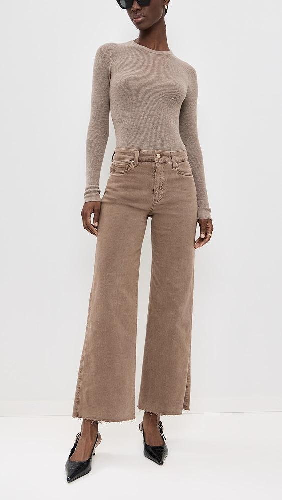 PAIGE Anessa 31" Jeans with Raw Hem | Shopbop Product Image