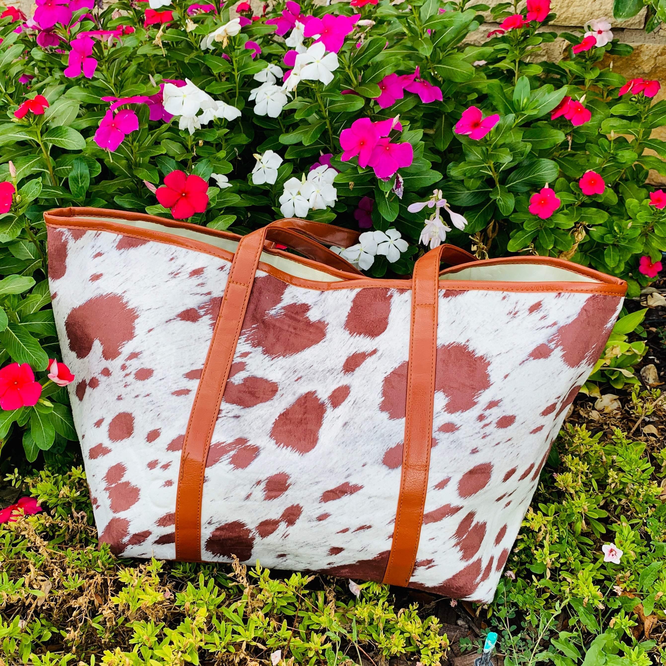 Brown COWgirl Tote Product Image