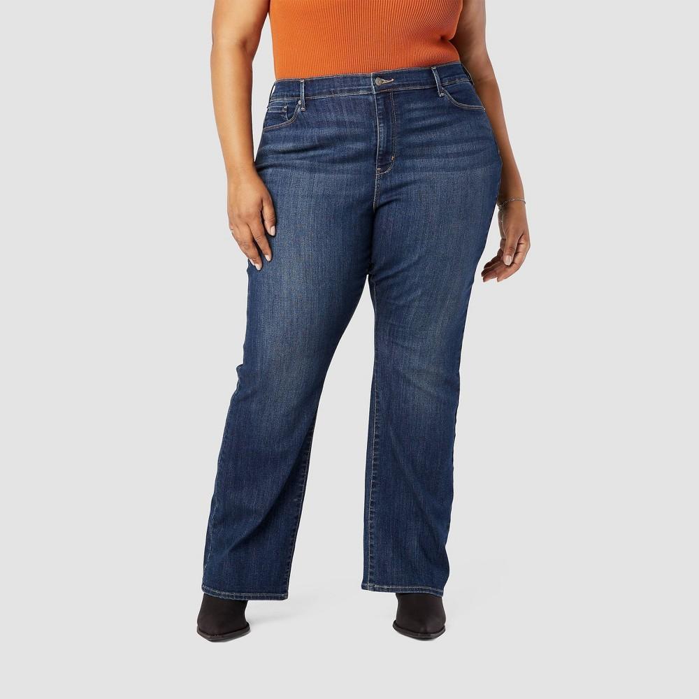 DENIZEN from Levis Womens Plus Size Mid-Rise Bootcut Jeans - Stand By Me 24 Product Image