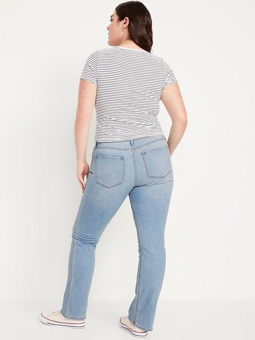 Mid-Rise Wow Boot-Cut Jeans Product Image