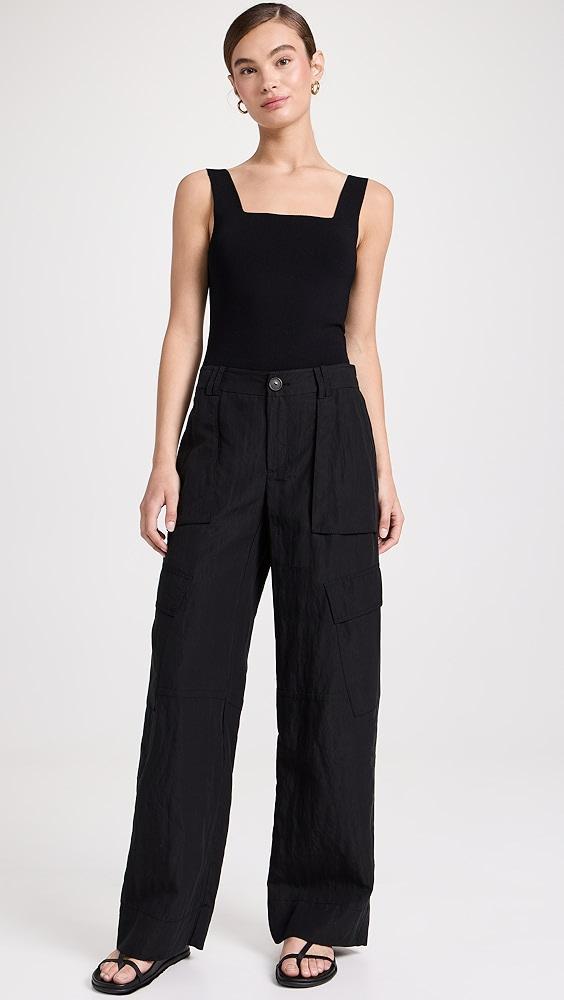 Vince Mid Rise Fluid Cargo Trousers | Shopbop Product Image