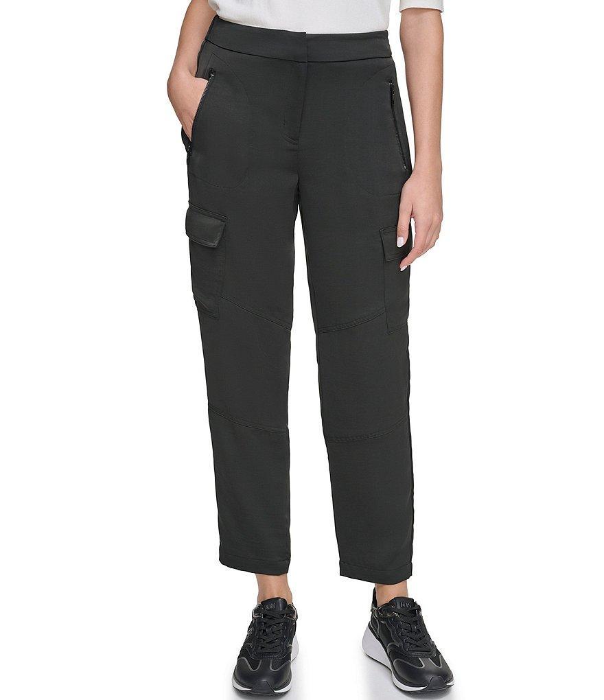 DKNY by Donna Karan Elastic Back Cargo Pants Product Image