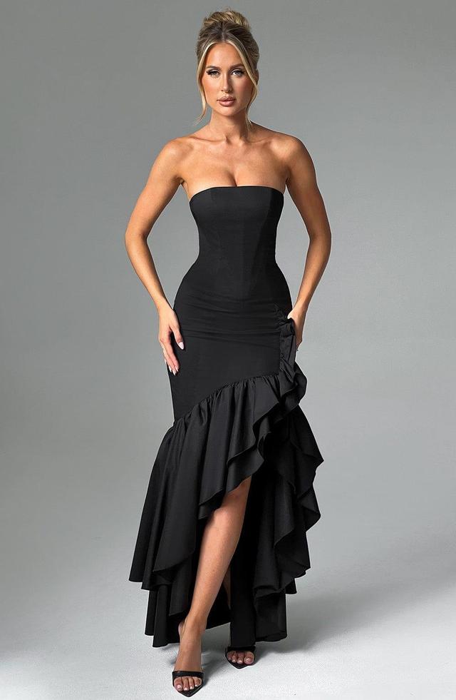 Angelina Maxi Dress - Black Product Image